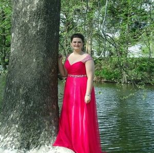 Plus size prom dress
